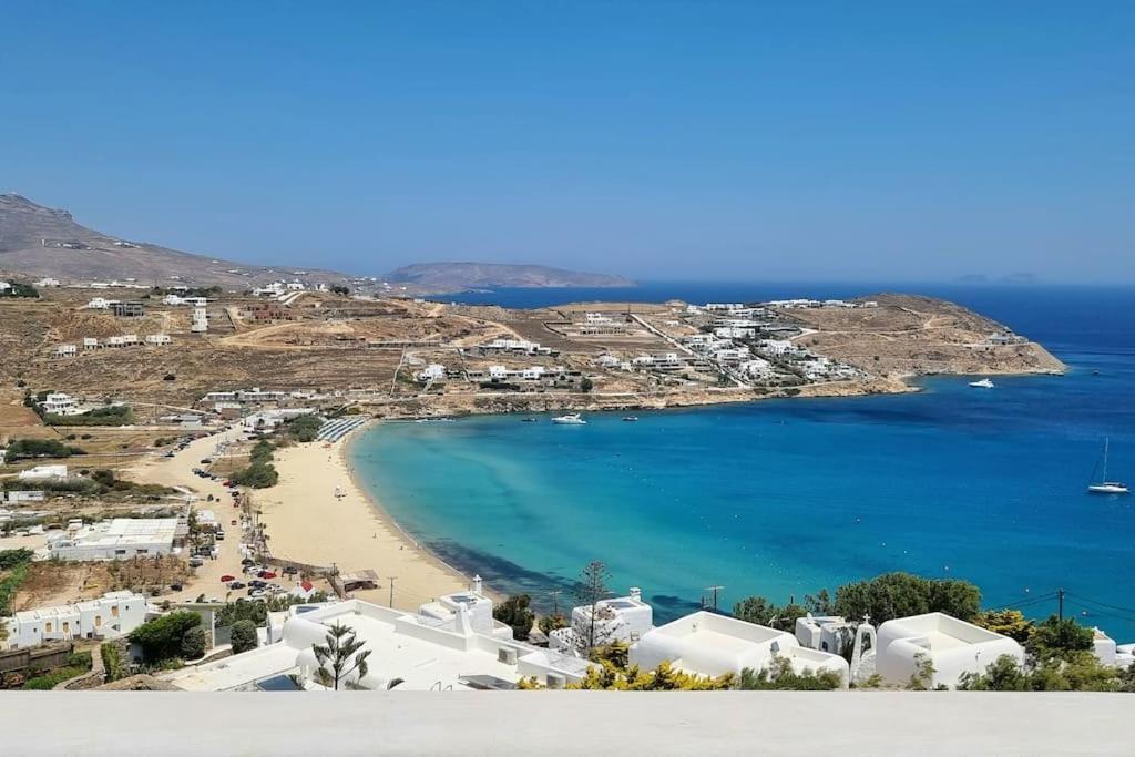 Ferienwohnung Cycladic House With Aegean View Kalo Livadi Exterior foto